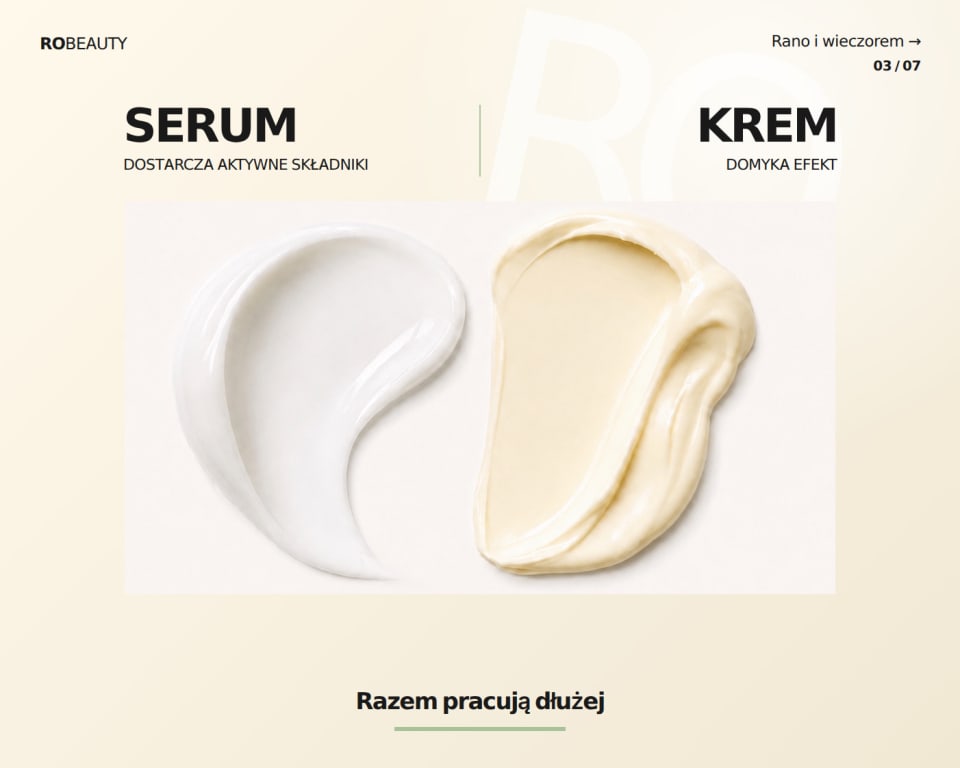 Serum i krem — prosty rytuał rano i wieczorem