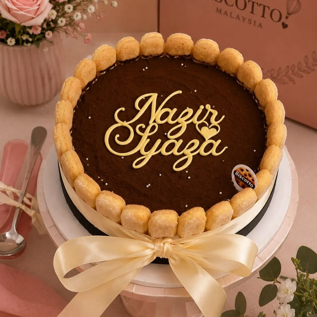 Tiramisu Wedding Cake