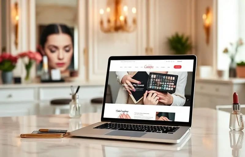 Take My Hand nail studio website migration from Squarespace to custom design