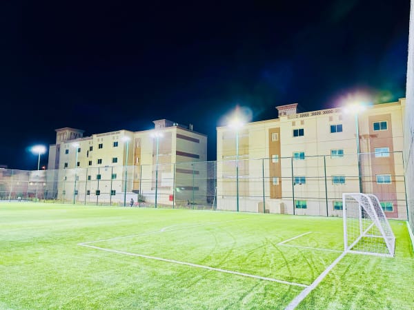 Football ground design and construction at Dubai Industrial City Labour Village 2 - Image 12