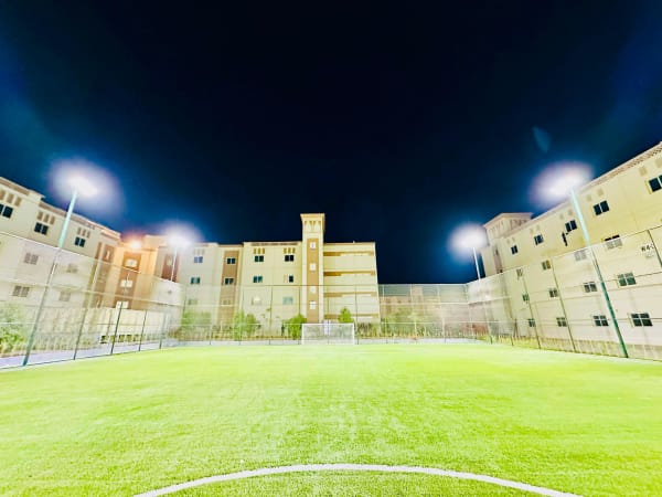 Football ground design and construction at Dubai Industrial City Labour Village 2 - Image 10