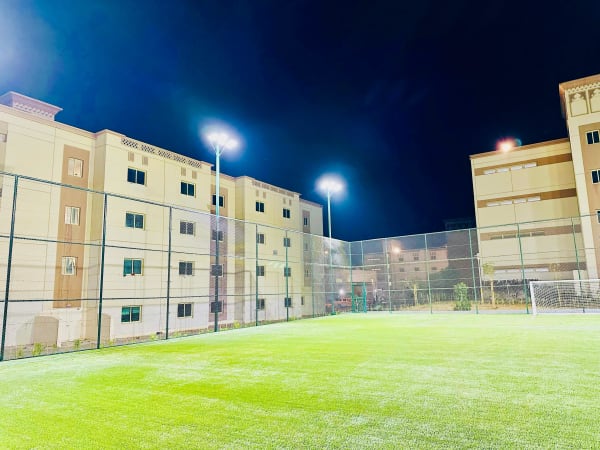 Football ground design and construction at Dubai Industrial City Labour Village 2 - Image 8