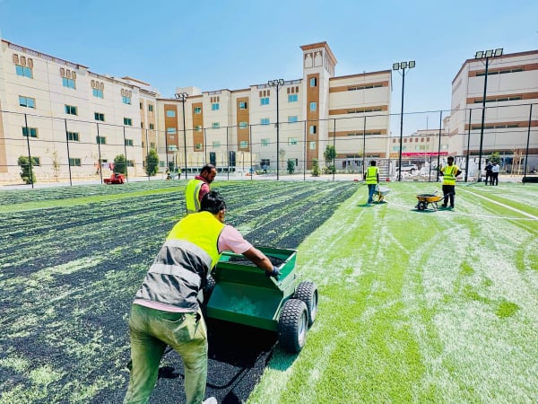 Football ground design and construction at Dubai Industrial City Labour Village 2 - Image 7