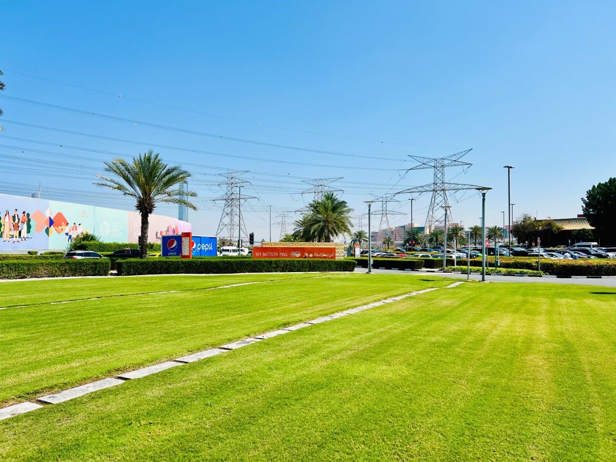 Garden and landscape maintenance works at Ibn Battuta Mall Dubai - Image 2