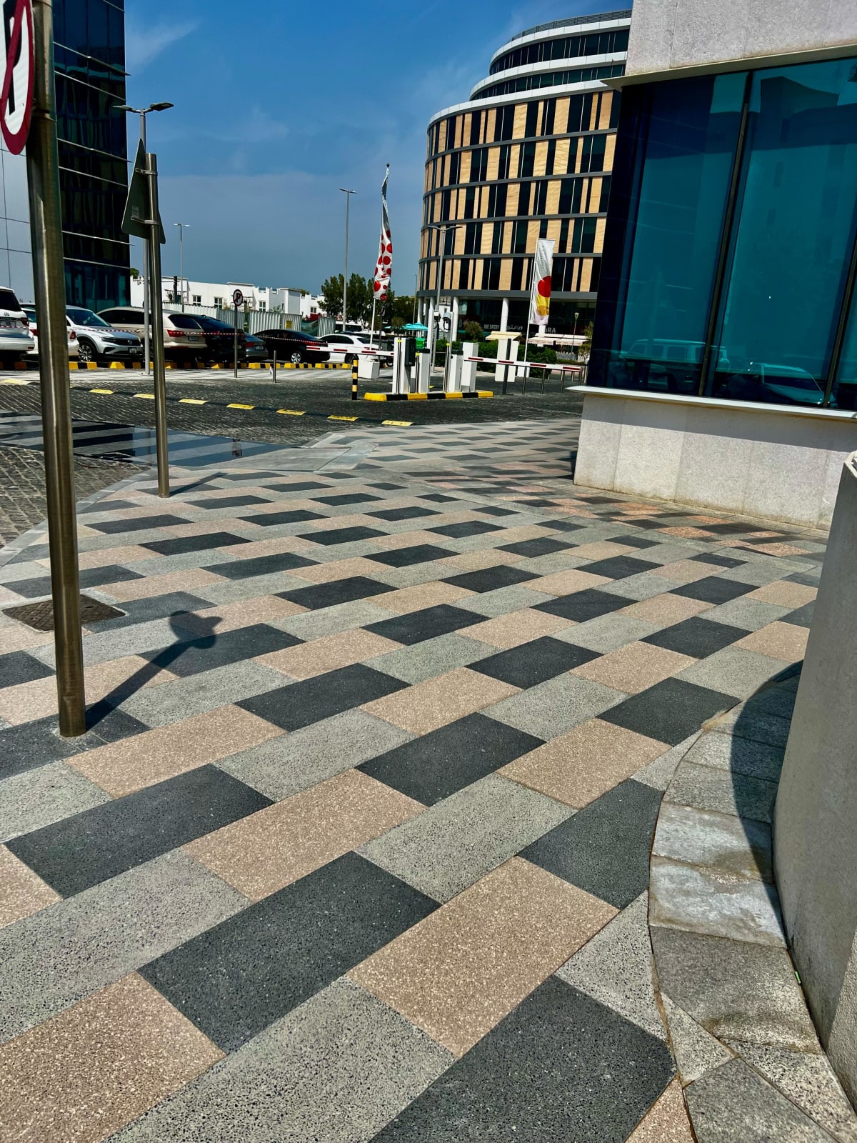 Hardscape design and installation project at Injaaz Building Dubai Internet City - Image 5