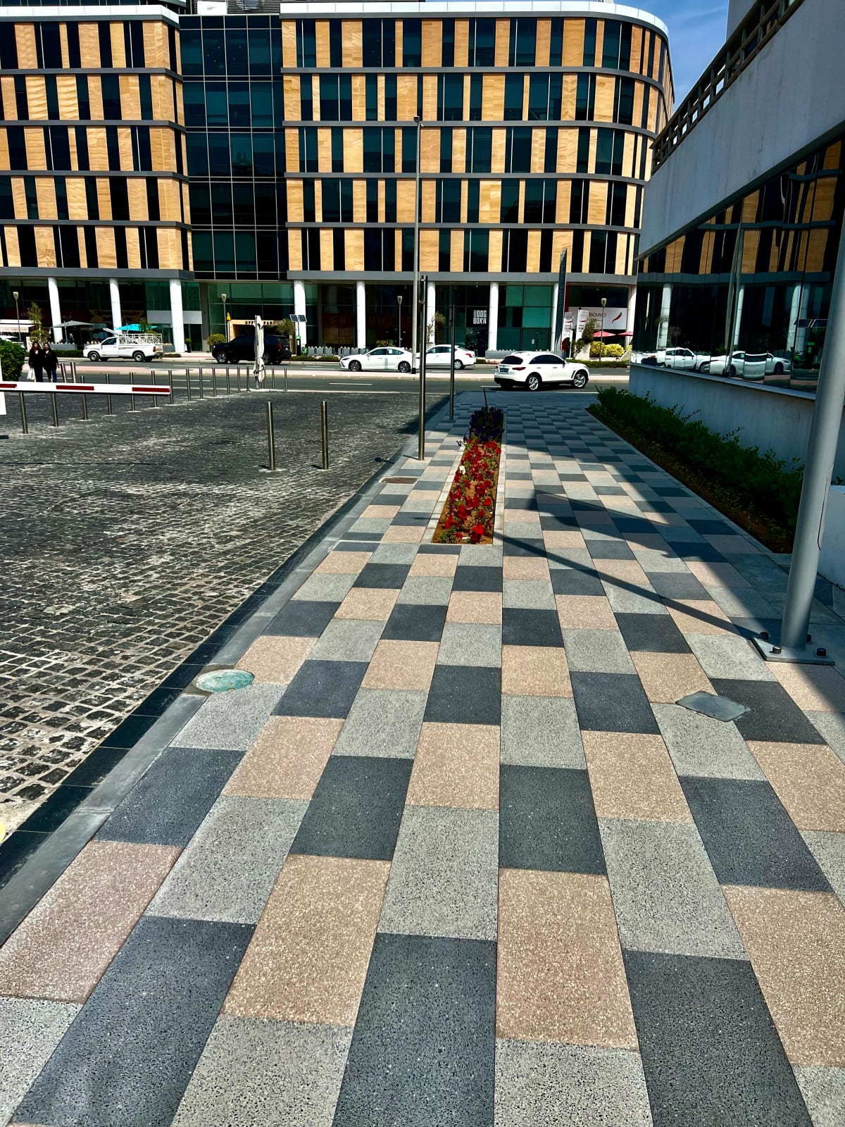 Hardscape design and installation project at Injaaz Building Dubai Internet City - Image 3