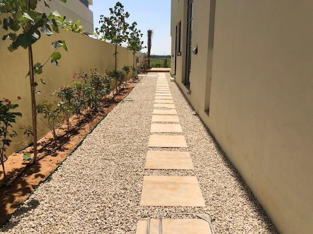 Villa swimming pool and landscape construction project in Damac Hills Dubai - Image 1