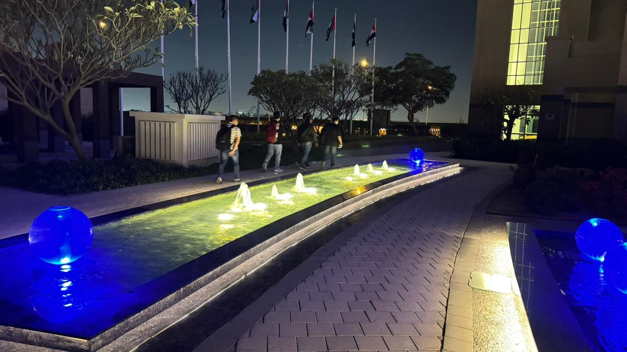 Dubai International Academic city - Decorative Water Feature Design and Construction