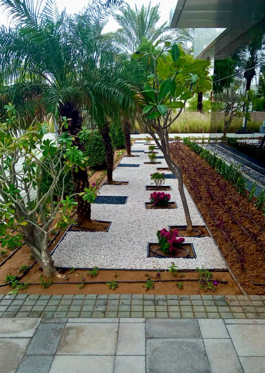Dubai Studio City - Complete Garden and Landscape Installation Works