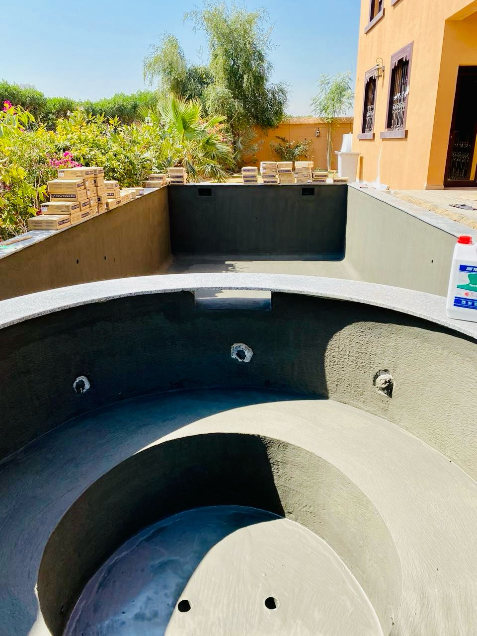 Villa swimming pool construction project in Falcon City Dubai - Photo 7