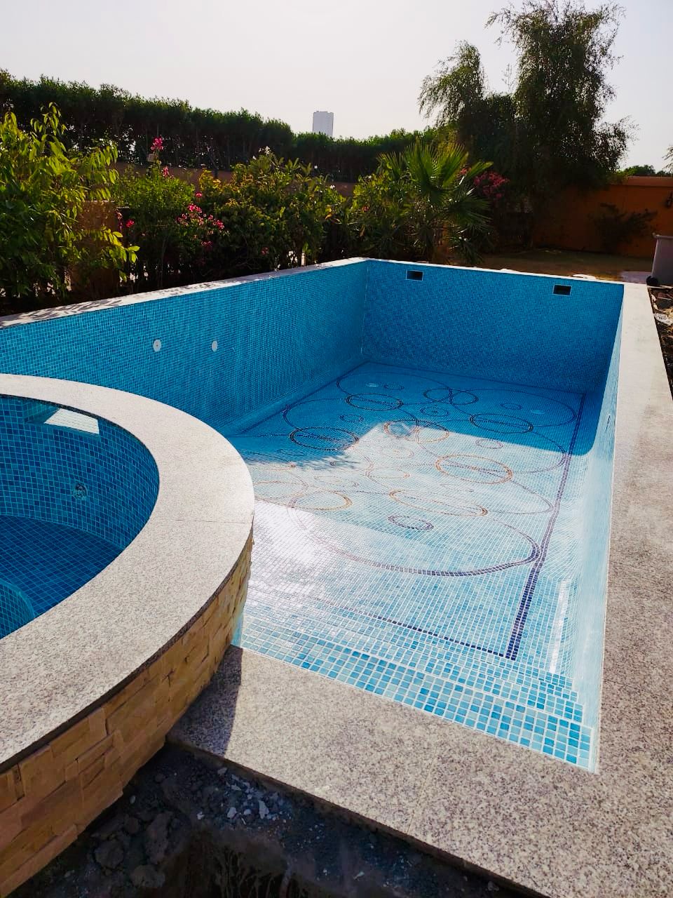 Villa swimming pool construction project in Falcon City Dubai - Photo 3