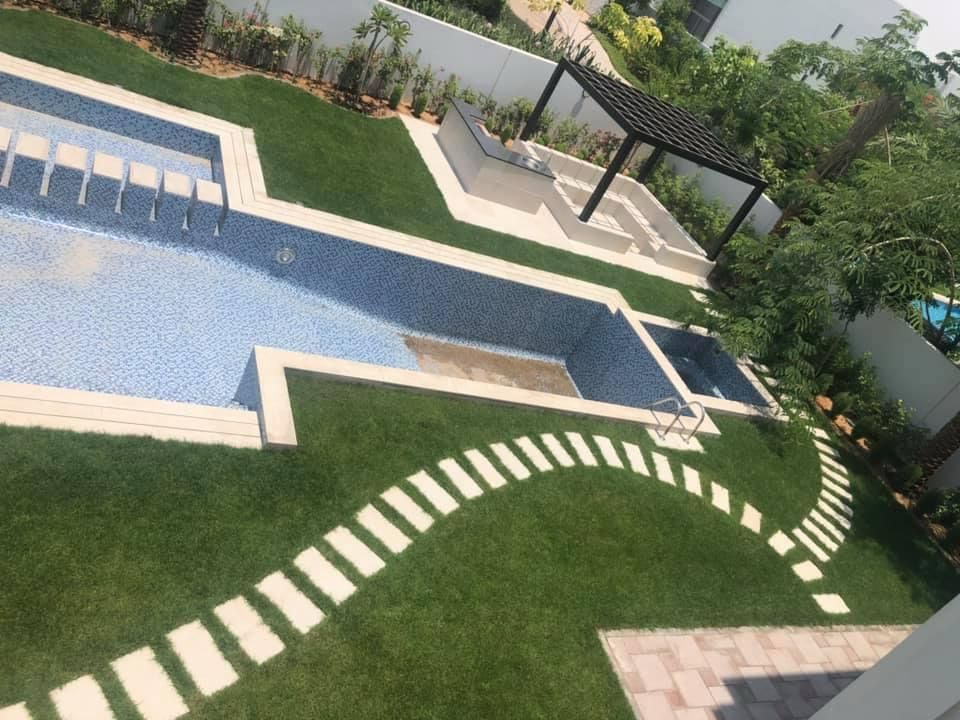 Villa swimming pool construction and landscape project in Mohammed Bin Rashid City Dubai - Photo 6