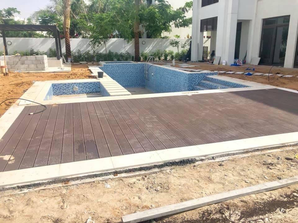 Villa swimming pool construction and landscape project in Mohammed Bin Rashid City Dubai - Photo 5