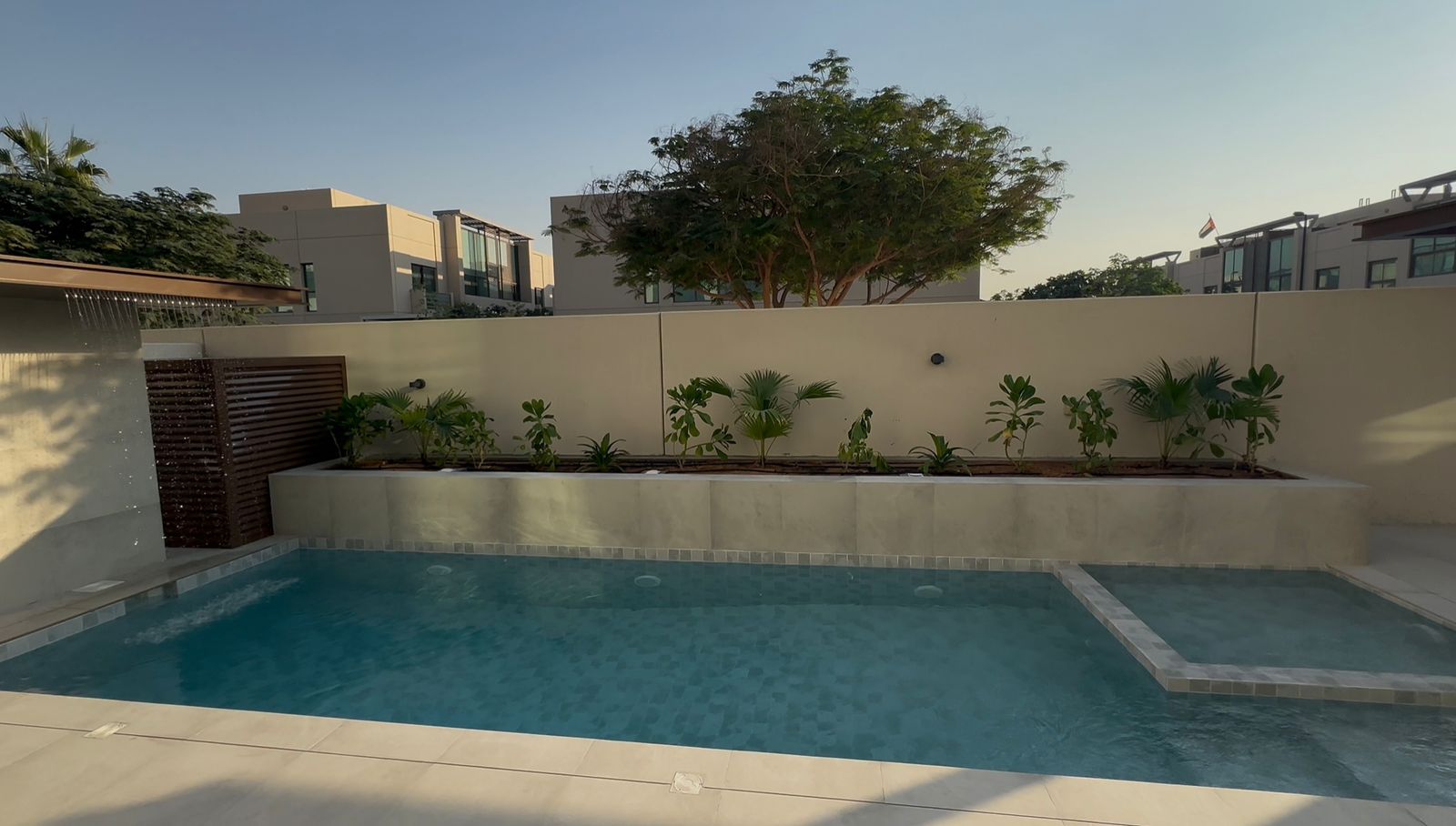 Meydan villa swimming pool and landscape construction Dubai - Image 1