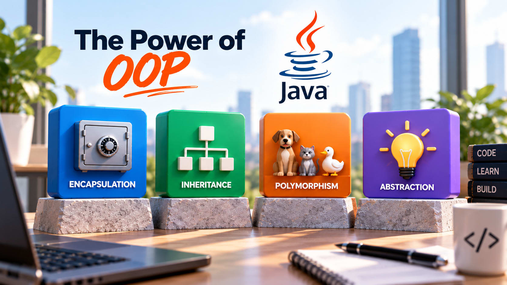 Demystifying the 4 Pillars of OOP in Java (Without the Corporate Jargon)