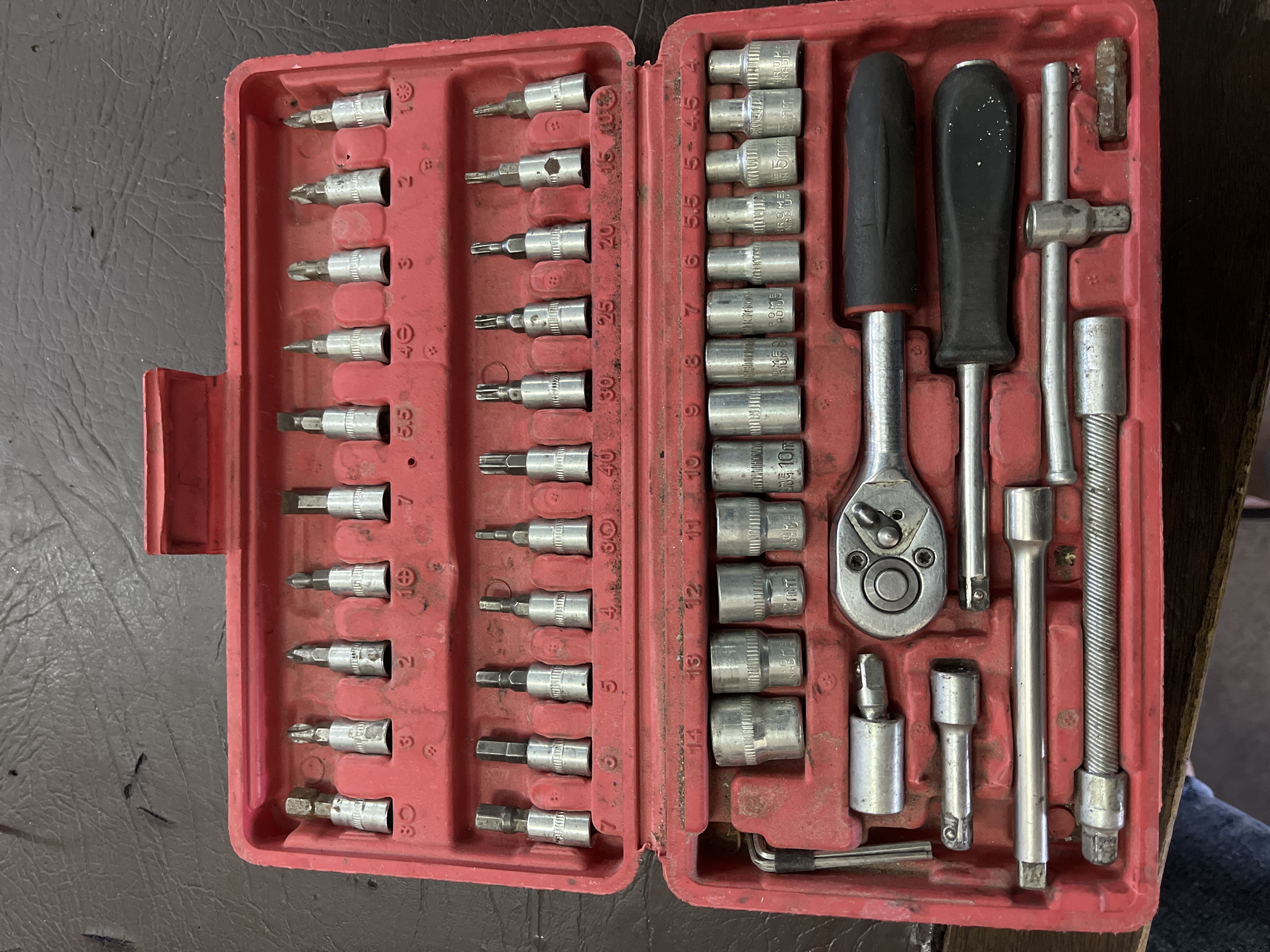 46 Piece socket set