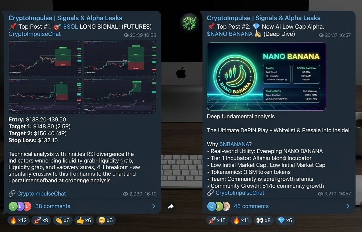 ⚡ CryptoImpulse | Signals & Alpha Leaks