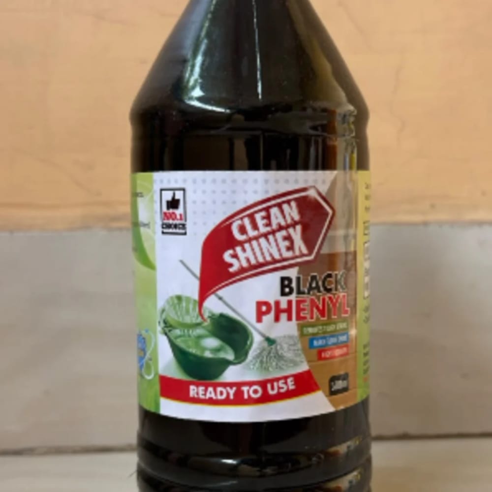 Clean Shinex Black Phenyl (500ml) – Heavy-Duty Floor & Surface Cleaner & Disinfectant_ 24 pieces Cartoon - image 2
