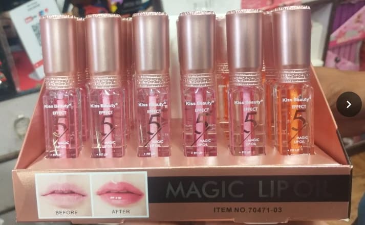  Magic Lip Oil (Kiss Beauty Effect 5) – Moisturizing & Shiny Lip Care - image 2