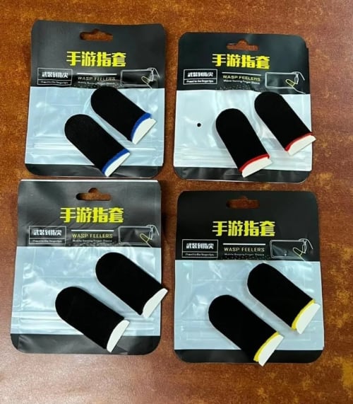 Wasp Feelers Ultra-Thin Sweat-Proof Carbon Fiber Mobile Gaming Finger Sleeves - image 1