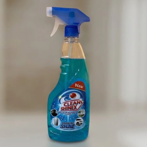 Clean Shinex Glass & Multisurface Cleaner Spray (Sparkling Shine) – Streak-Free Surface Cleaning Solution 500ml_ 24 pieces Cartoon - image 1