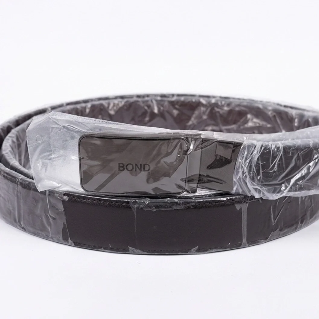 Black Leather BOND Belt - image 2