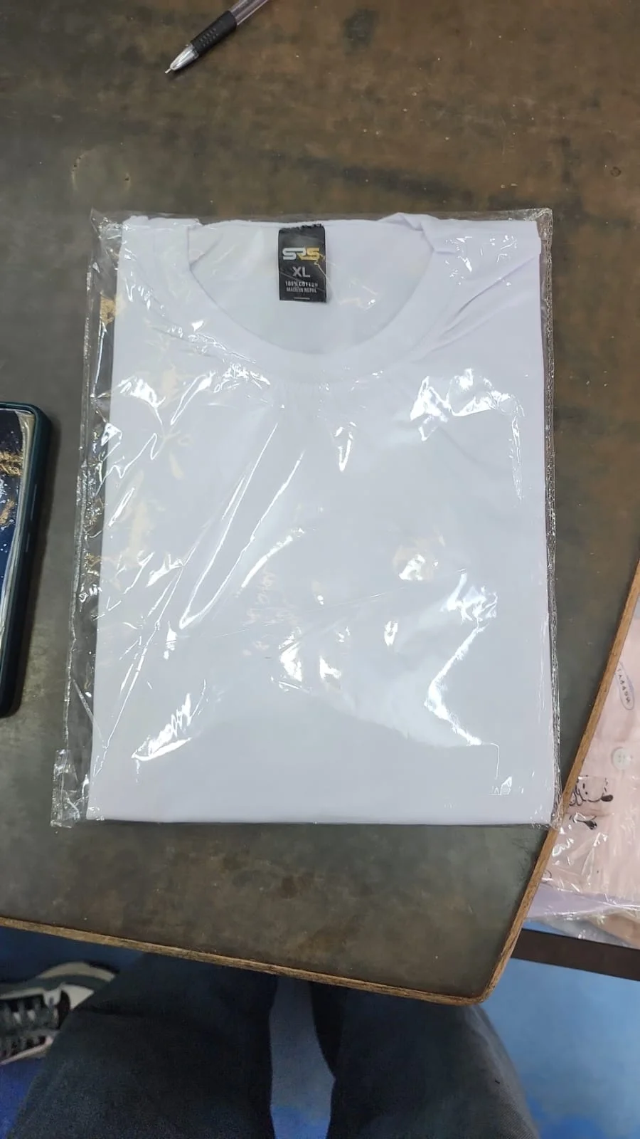 Stylesmyth Men's Plain White Casual Cotton Crew Neck T-Shirt - image 2
