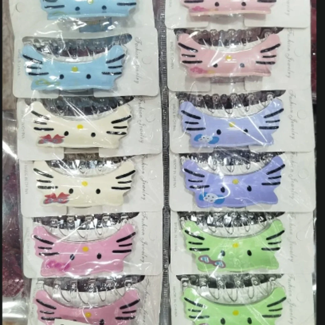 Kawaii Cat Claw Clips (12-Piece Assorted Set) - image 2