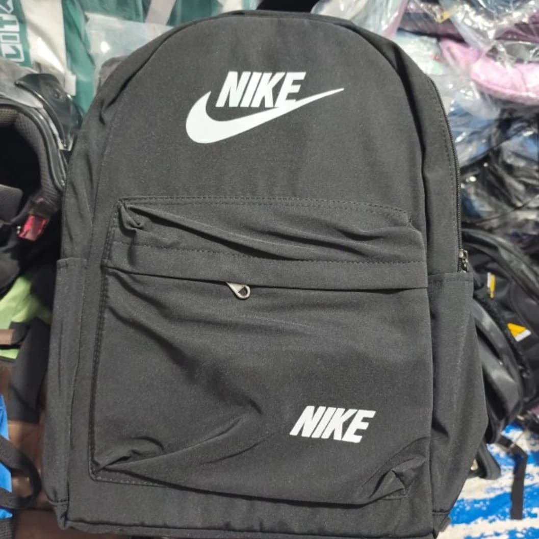 Nike Heritage Backpack – Classic Black, Two-Logo Edition - image 2
