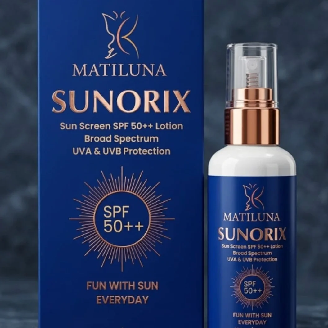 Matiluna Sunorix Sunscreen SPF 50++ Lotion | Broad Spectrum UVA & UVB Protection | 100ml - image 2