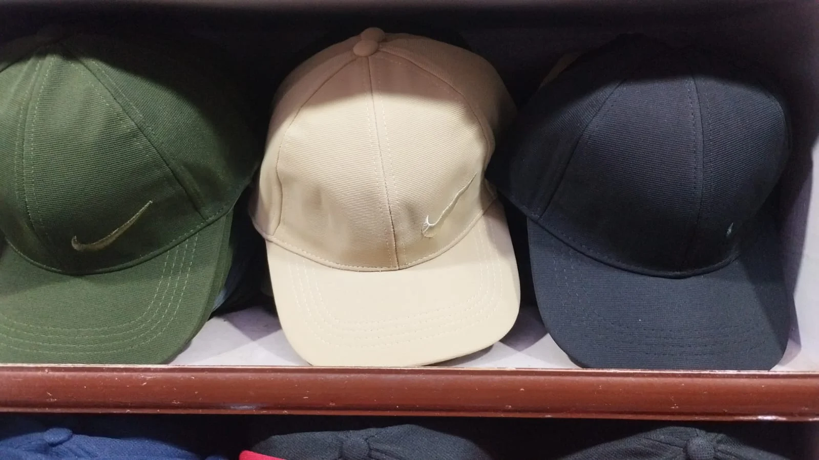 Minimalist Twill Baseball Cap Set – Embroidered Swoosh Casual Sports Dad Hat - image 2