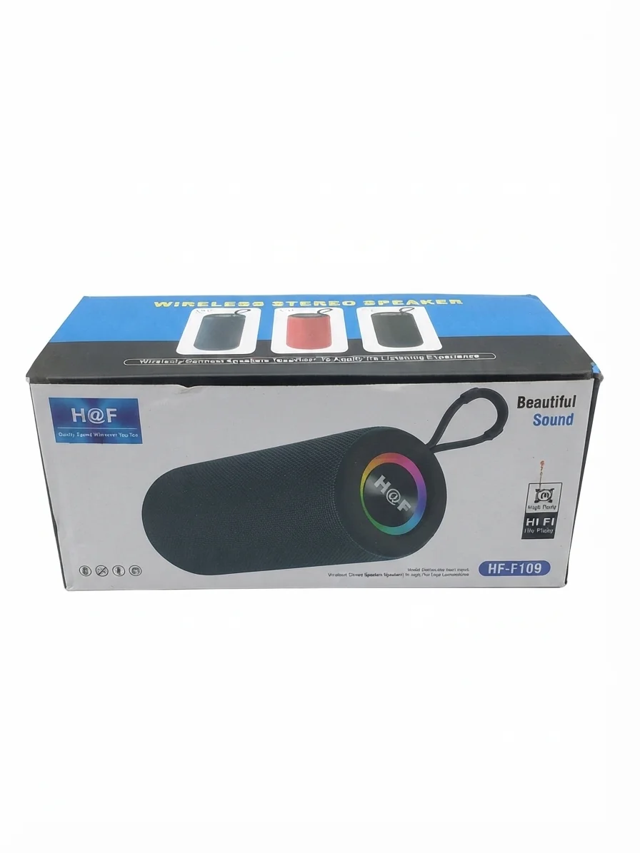 H@F HF-F109 Wireless Stereo Speaker (Hi-Fi Sound, TWS & LED Lighting) - image 4