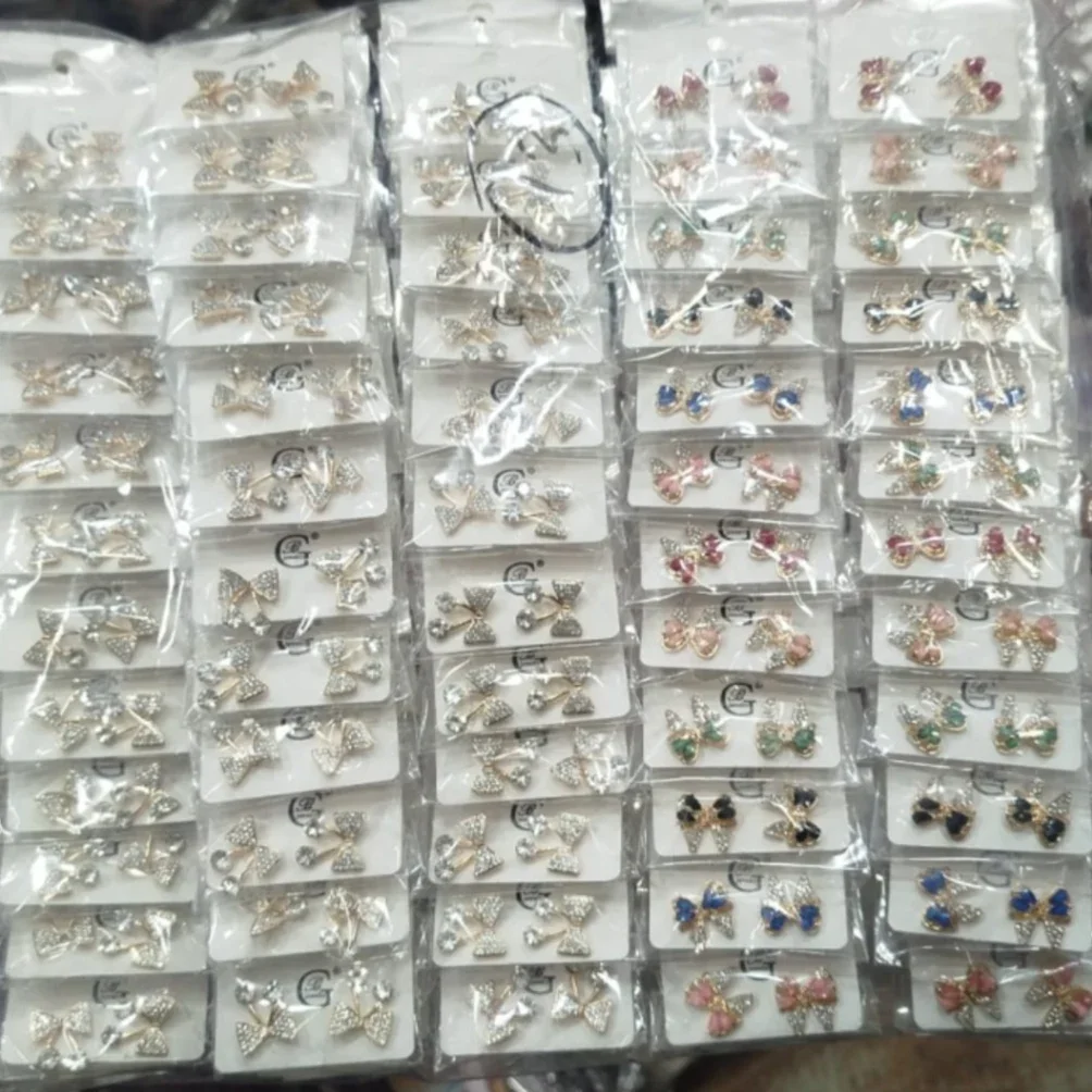 The Earring Vault: 12-Pair IN A  Set (Assorted Gold & Gem Tones) - - image 2