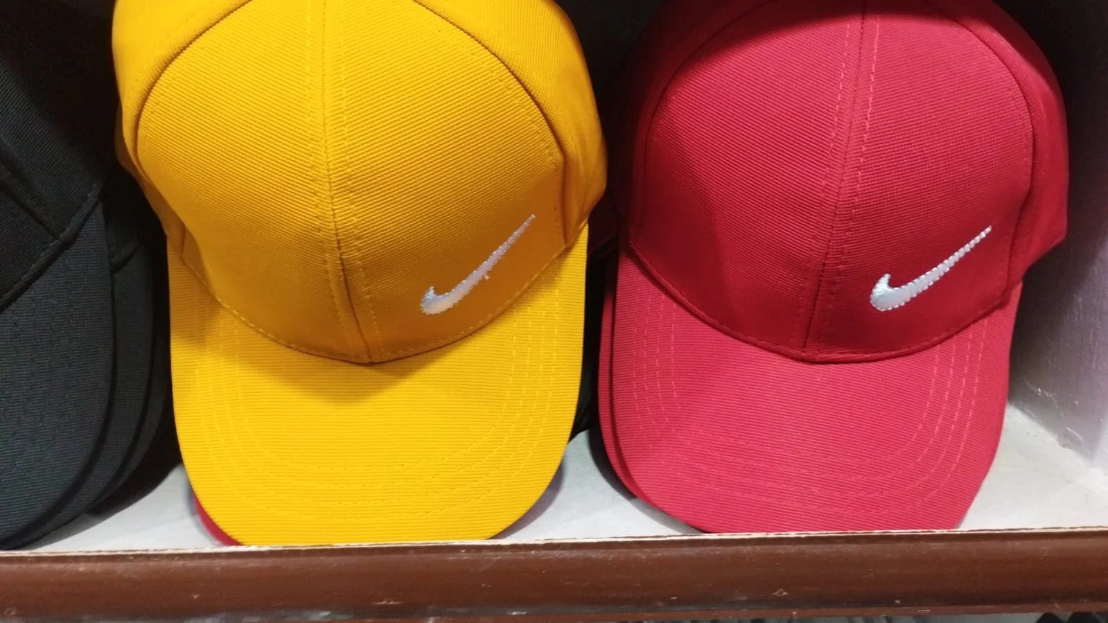 Vibrant Twill Sports Baseball Cap Set – Embroidered White Swoosh Athletic Dad Hat - image 2