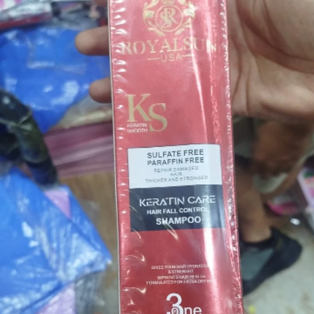 ROYALSUN USA KS Keratin Smooth Shampoo – Sulfate-Free, Hair Fall Control - image 2