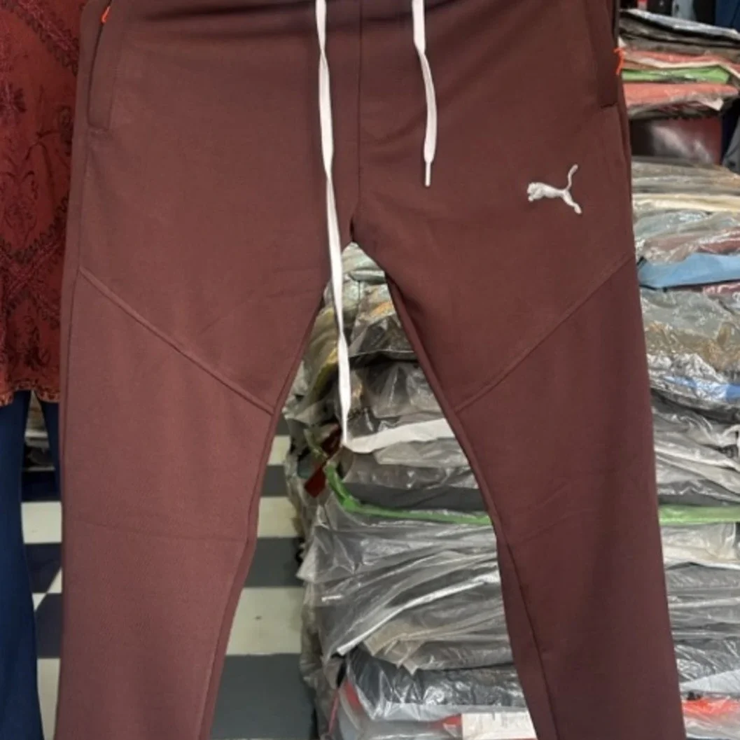 Puma Men's Premium Brown Casual Jogger Track Pants - image 2