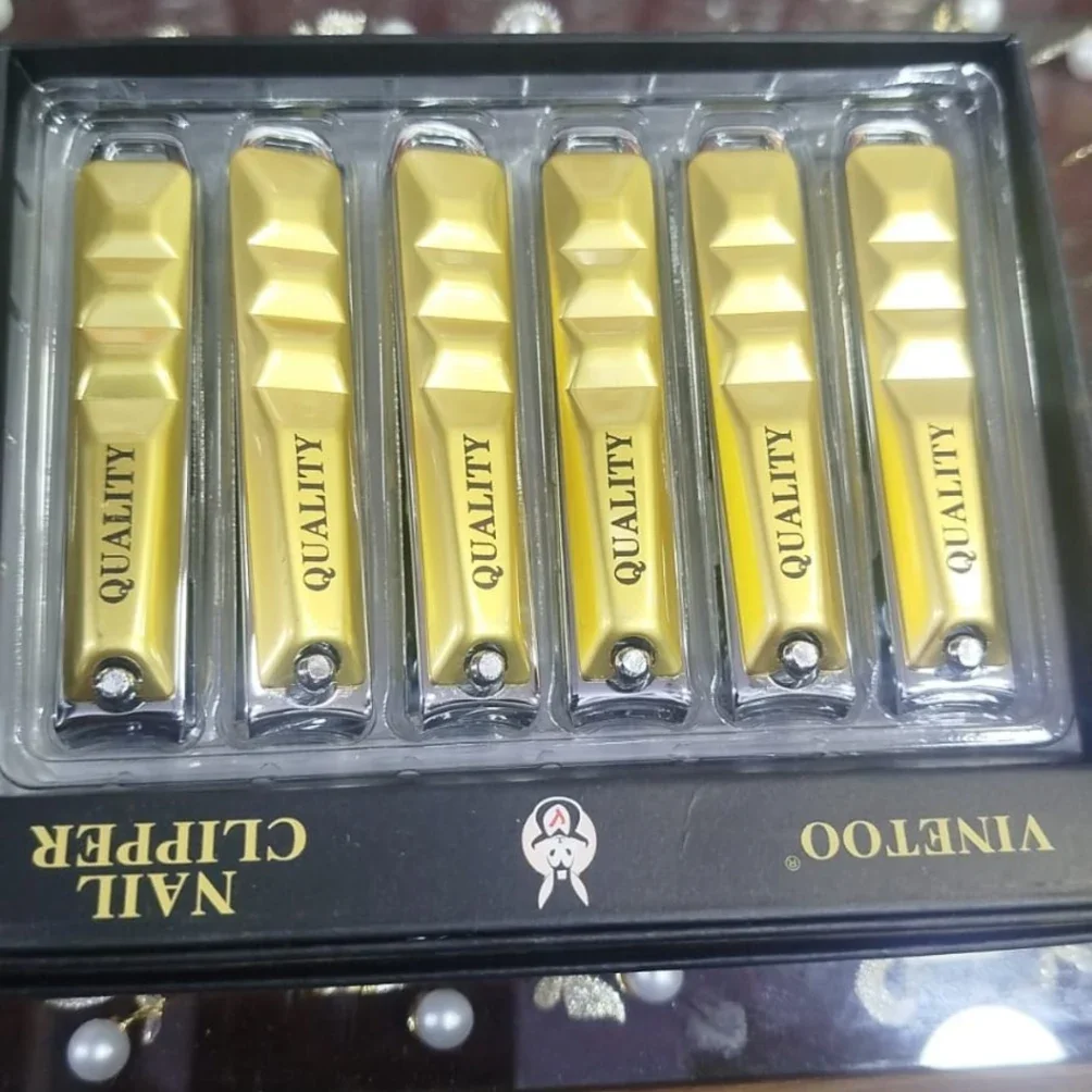 VINETOO Premium Gold Nail Clipper Set (Pack of 6) - image 2