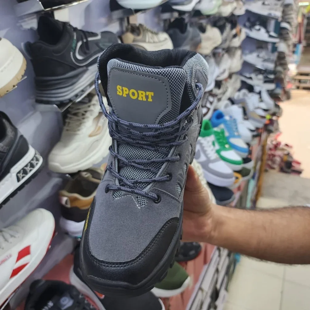 SPORT Mesh Athletic Shoe – Grey & Black - image 2