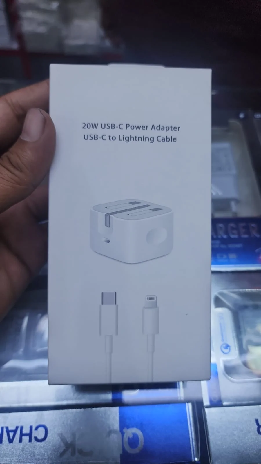 20W USB-C Power Adapter and USB-C to Lightning Cable Fast Charging Combo Set - image 2