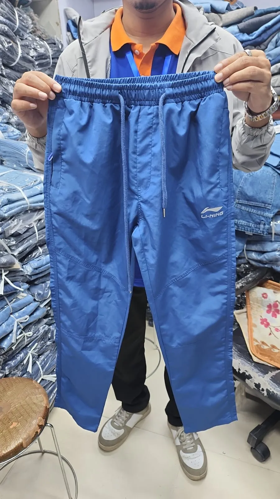 Royal Blue Lightweight Track Pants – Casual & Sporty Fit - image 2