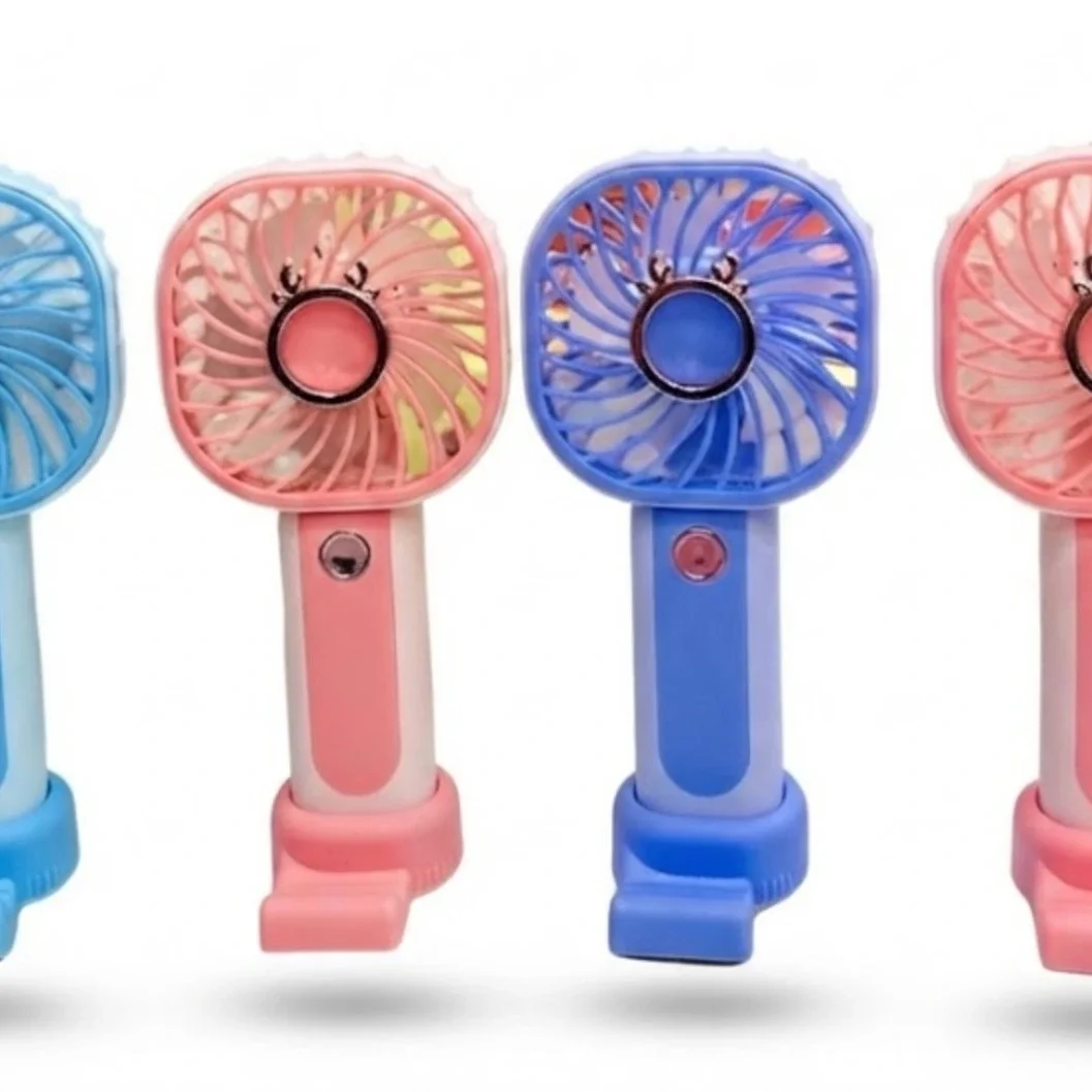 Portable Mini Handheld Fan with Phone Holder - image 2