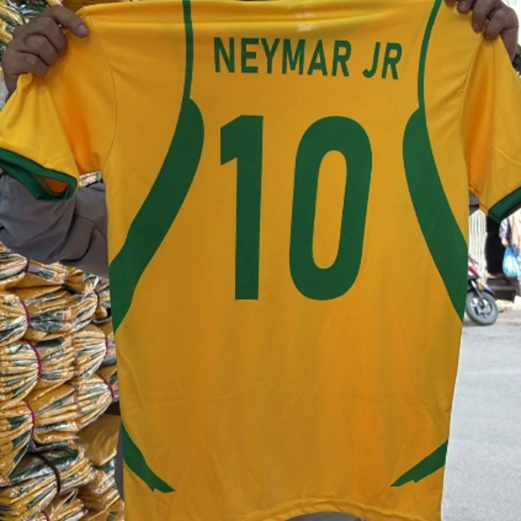 Brazil #10 Neymar Jr. Fan Edition Soccer Jersey - image 2