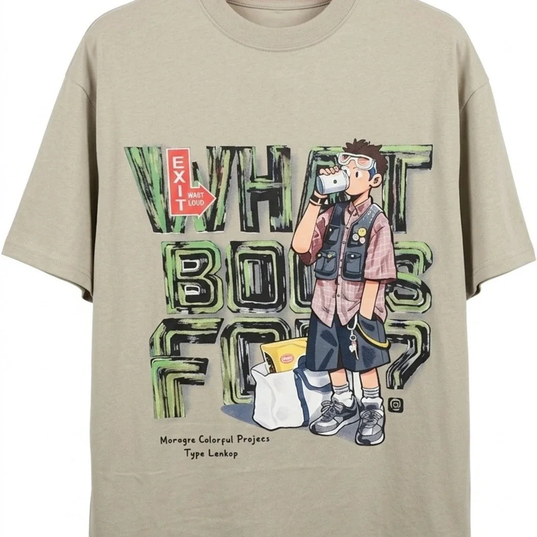 Light Gray “SMART WHAT” Graphic T-Shirt - image 2