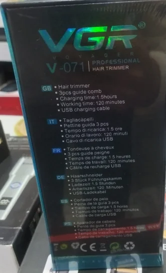 VGR V-071 Professional Hair Trimmer & Grooming Kit - image 7