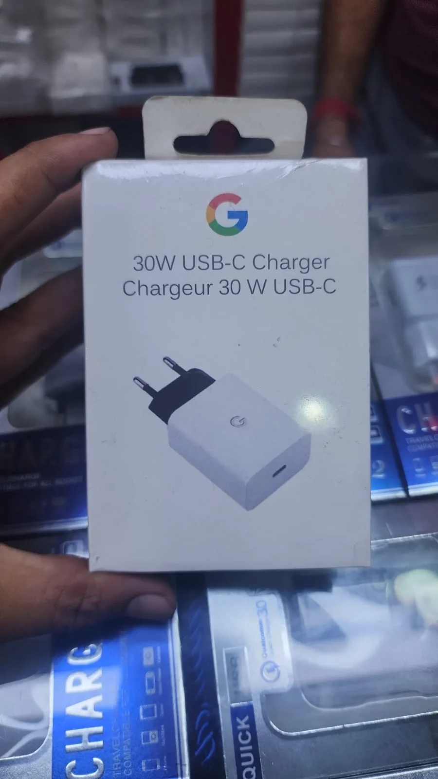 Official Google 30W USB-C Fast Charger (EU Plug) – White - image 2