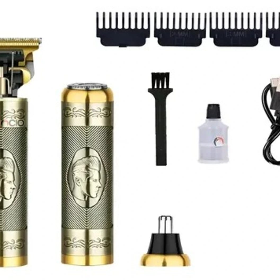 WAER 3-in-1 Rechargeable Multi-Function Men's Grooming Kit | Hair Trimmer, Beard Trimmer & Nose Trimmer | Premium Metal Body | 1-Year Warranty (pack of 10) - image 5