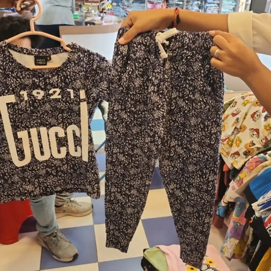 Gucci Kids Mini-Me 1921 Logo Print T-Shirt & Joggers Set - image 2