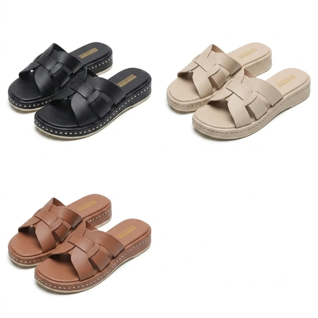 Women's Woven Cross-Strap Platform Sandals - image 2