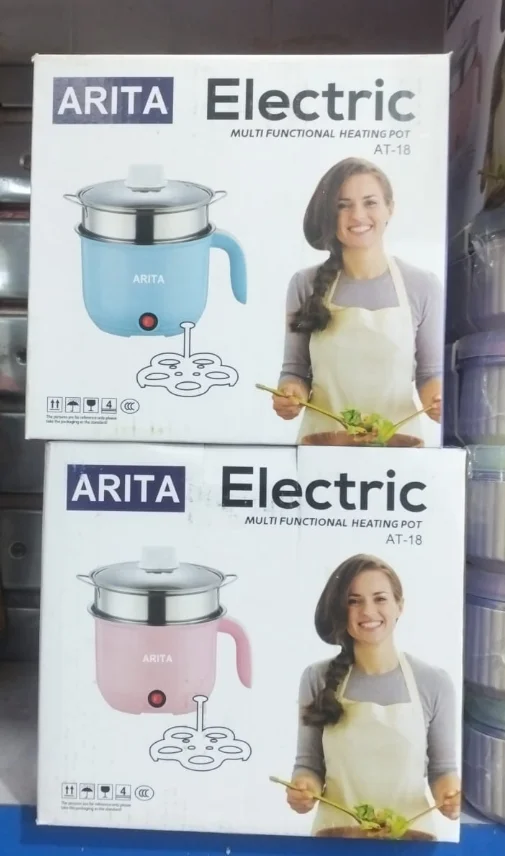 Arita Electric Multifunctional Heating Pot AT-18 (Pink) - image 4