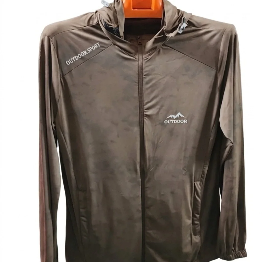 Brown Outdoor Sport Hooded Jacket - image 2